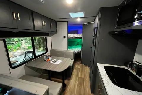 Brand new Keystone 25ft trailer. This is glamping!
