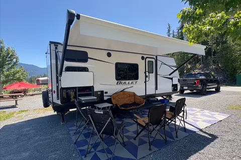 Brand new Keystone 25ft trailer. This is glamping!