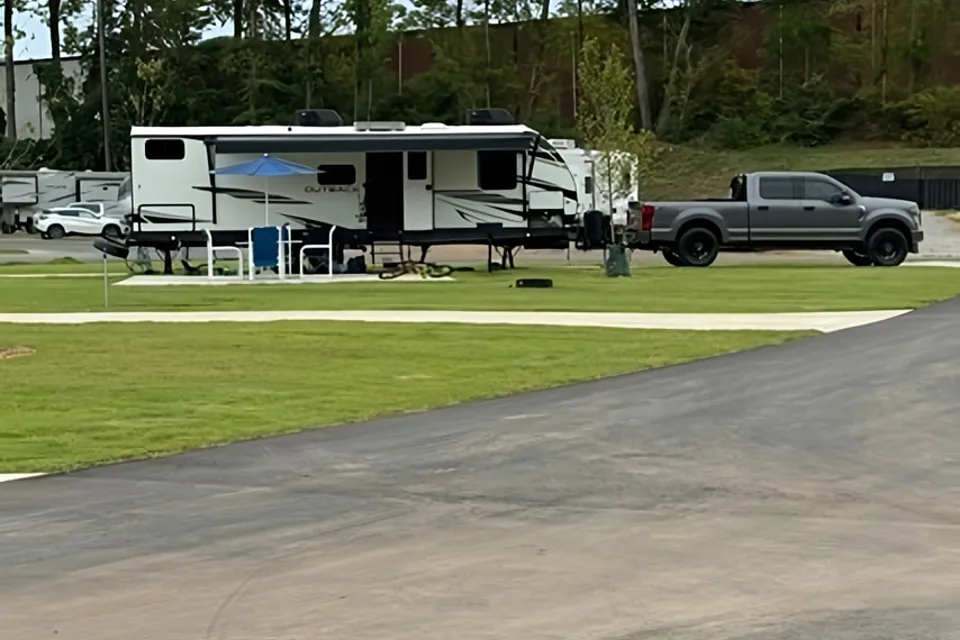 Camping and Fishing Fun (Outback Ultra Light RV)