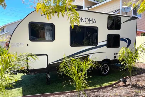 Cozy, comfy travel trailer