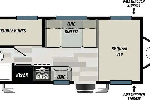 Cozy, comfy travel trailer