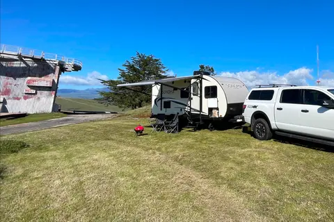 Cozy, comfy travel trailer