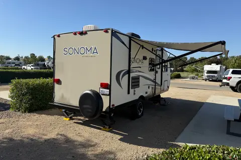 Cozy, comfy travel trailer