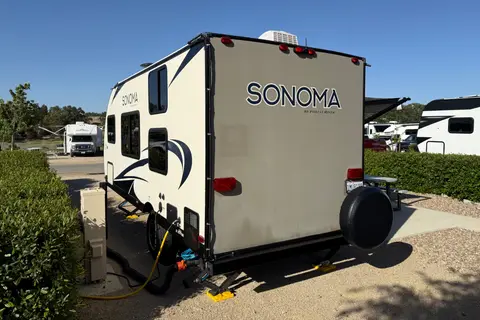 Cozy, comfy travel trailer
