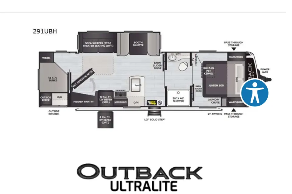 Candace 's Keystone Outback 291ubh Travel Trailer
