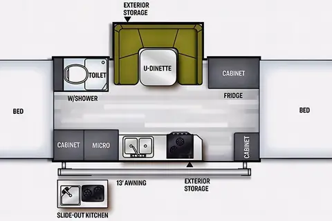 Tim's Forest River Rockwood Tent Trailer