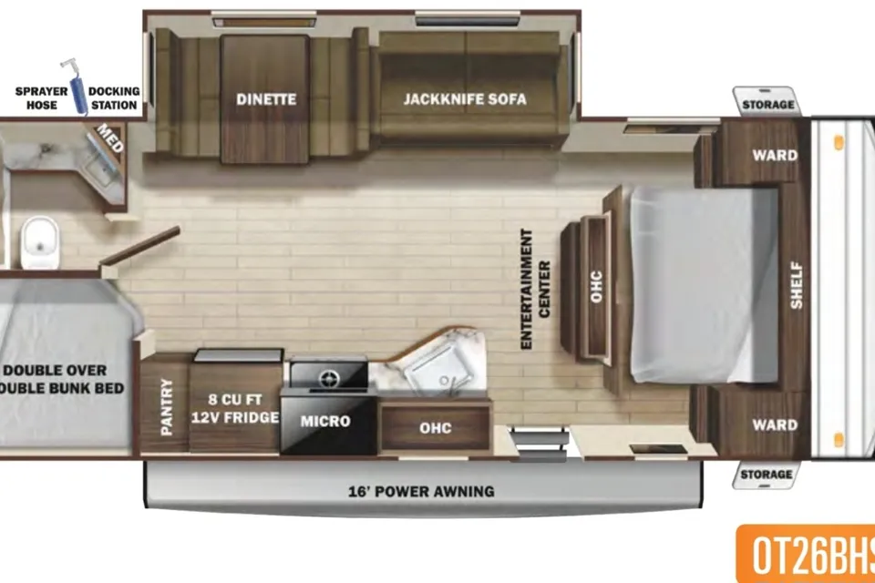 Tony's Highland Ridge RV 26 BHS Travel Trailer