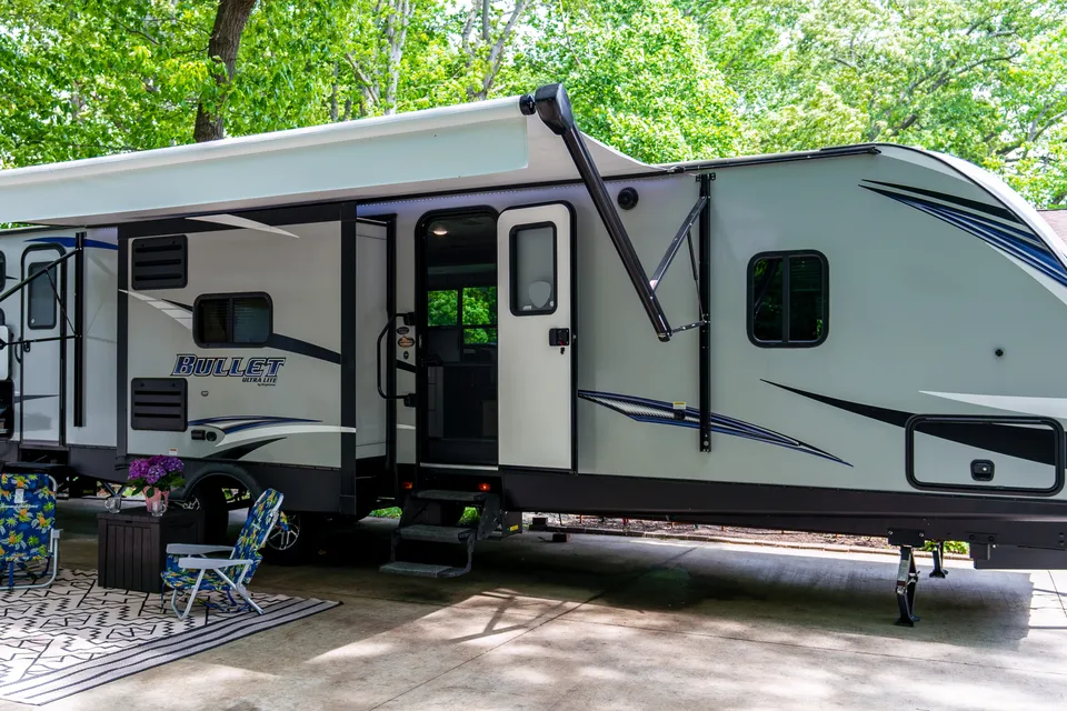 Roman's Keystone Bullet Travel Trailer