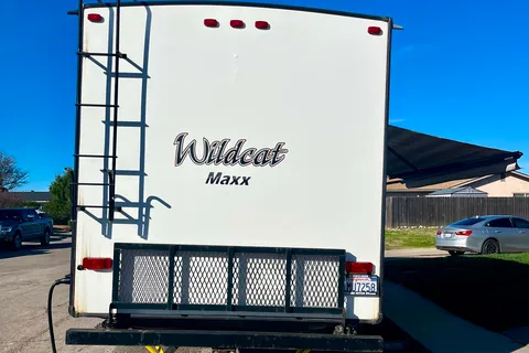 Justin's bunkhouse Forest River Wildcat maxx Fifth Wheel