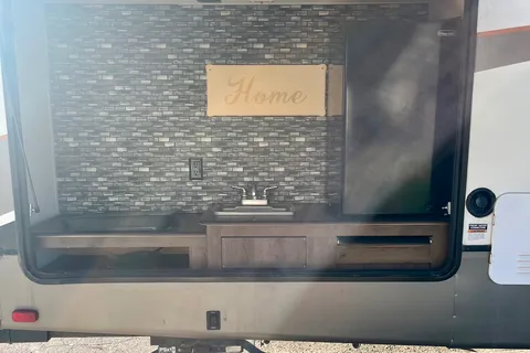 Justin's bunkhouse Forest River Wildcat maxx Fifth Wheel