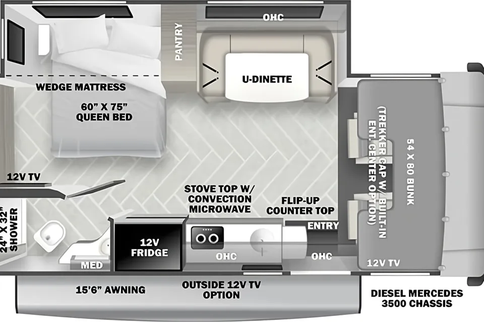 2023 Mercedes-Benz Sprinter / Forest River Sunseeker 2400 MBS Class C