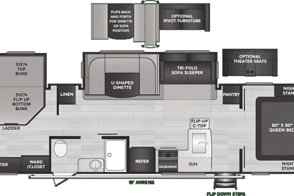 "The Quadrants" 2 BR / Sleeps 12