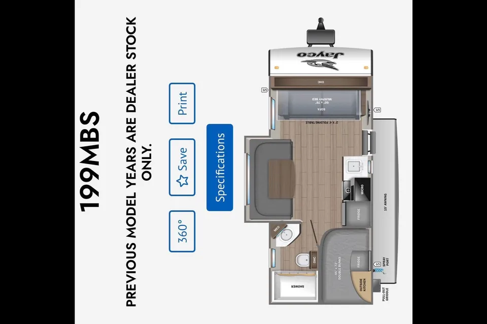 Greg's Jayco Jayfeather 199MBS Travel Trailer
