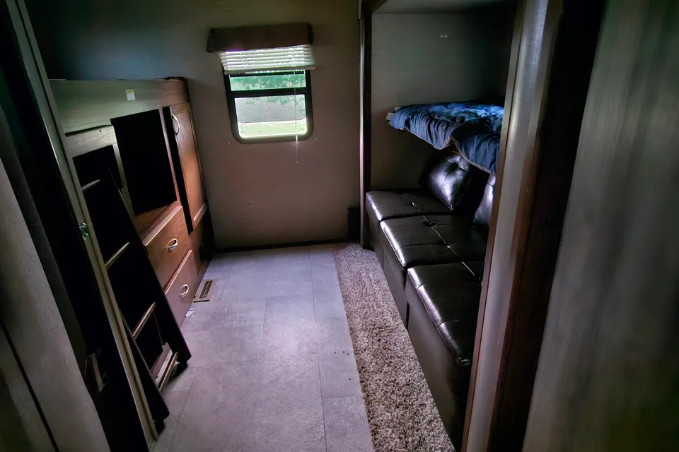 Lucas's Luxury Aerolite Dutchman bunkhouse Travel Trailer