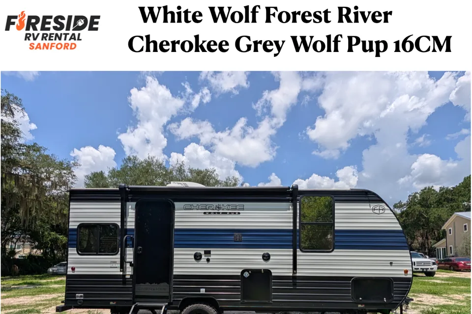White Wolf - Forest River Cherokee Wolf Pup Travel Trailer