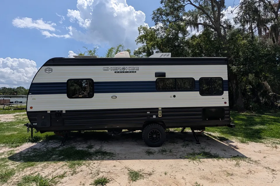 White Wolf - Forest River Cherokee Wolf Pup Travel Trailer