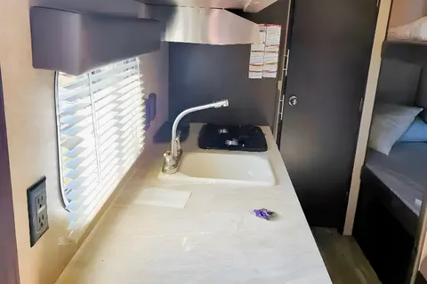 Clean, family and pet friendly, Forest River Wolf Pup 16BHS Travel Trailer