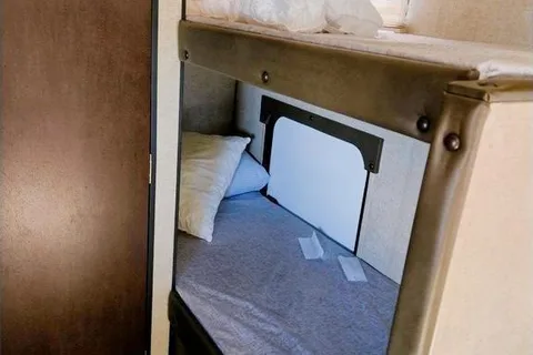 Clean, family and pet friendly, Forest River Wolf Pup 16BHS Travel Trailer