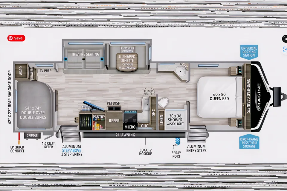 Scott's Grand Design Imagine 2910BH Travel Trailer