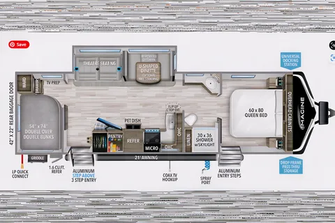 Scott's Grand Design Imagine 2910BH Travel Trailer