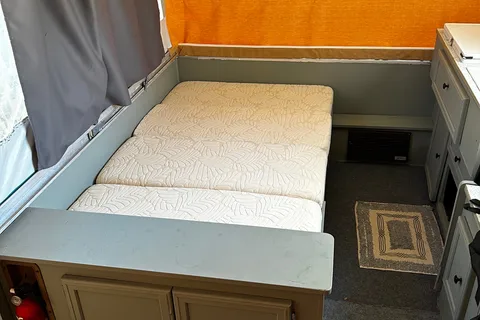 Pop Up Camper and Tent Combo
