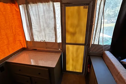 Pop Up Camper and Tent Combo