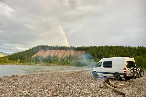 'Indy' Our Family Adventure Campervan-Banff National park and Kananaskis passes included.