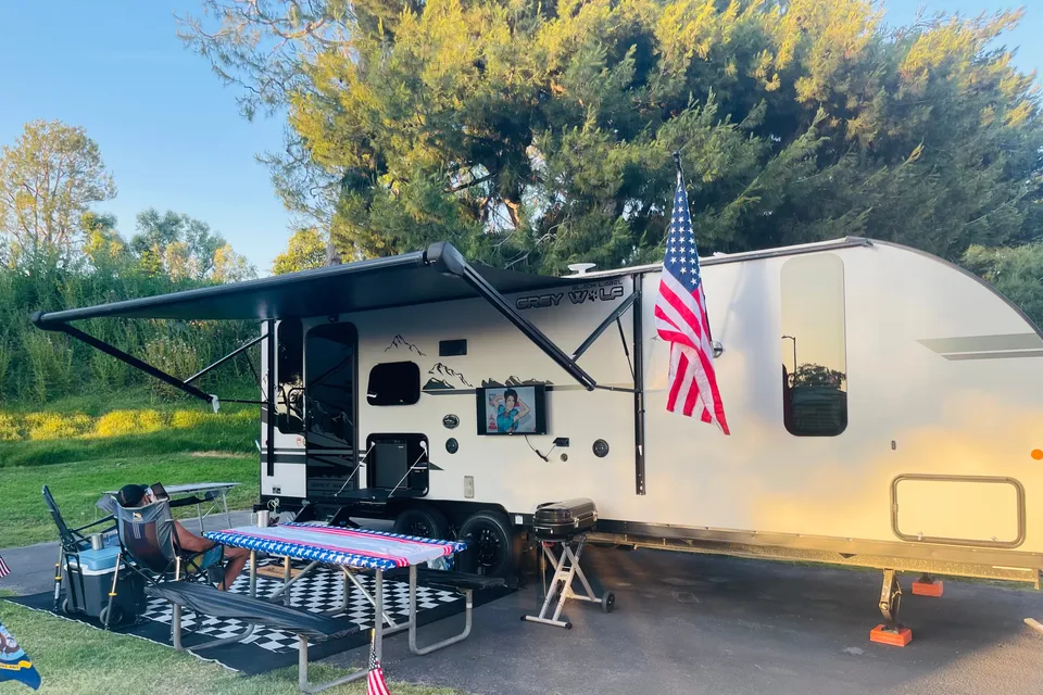 Forest River 23 MKBL Grey Wolf Travel Trailer