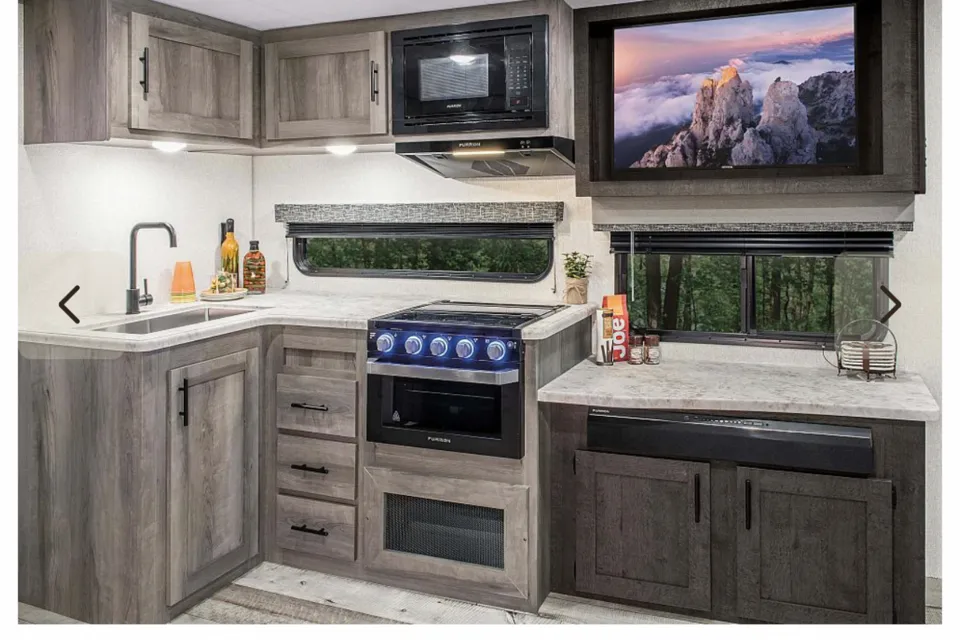 Renae and Tyler’s KZ Sportsman Travel Trailer