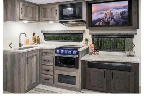 Renae and Tyler’s KZ Sportsman Travel Trailer