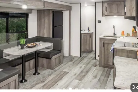 Renae and Tyler’s KZ Sportsman Travel Trailer