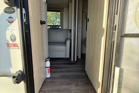 Party trailer on wheels