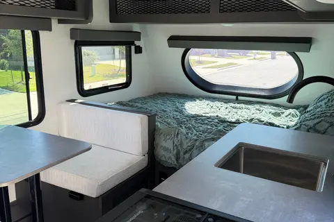 Rosemary's lightweight, dog friendly camper