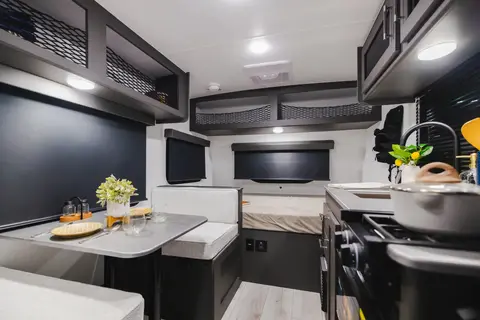 Rosemary's lightweight, dog friendly camper