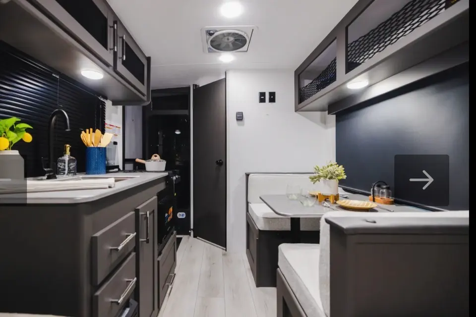 Rosemary's lightweight, dog friendly camper