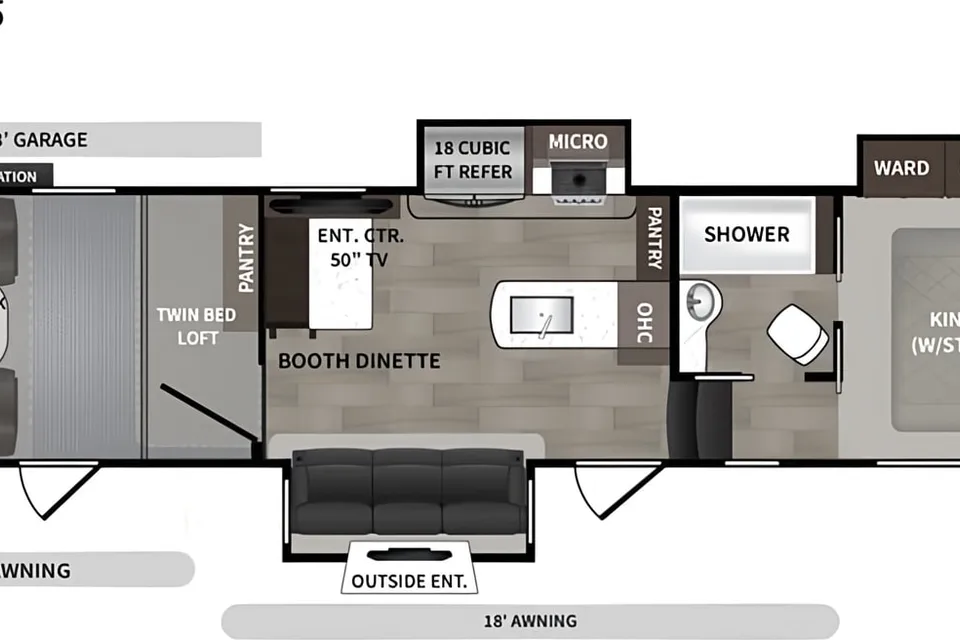 Luxurious 2020 Dutchmen 3635 Toy Hauler