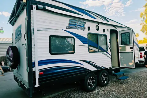 Happy Camper Toy Hauler