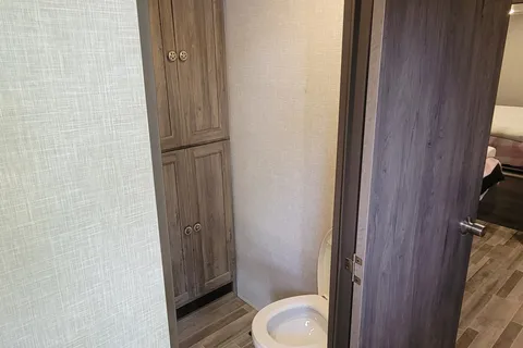 Dream RV, large rear living with TV.