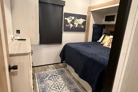 Delivered Modern Mansion on Wheels/ Heartland M-350FLMB Fifth Wheel