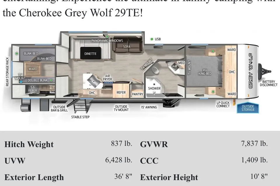 Blake's Forest River 29TE Travel Trailer