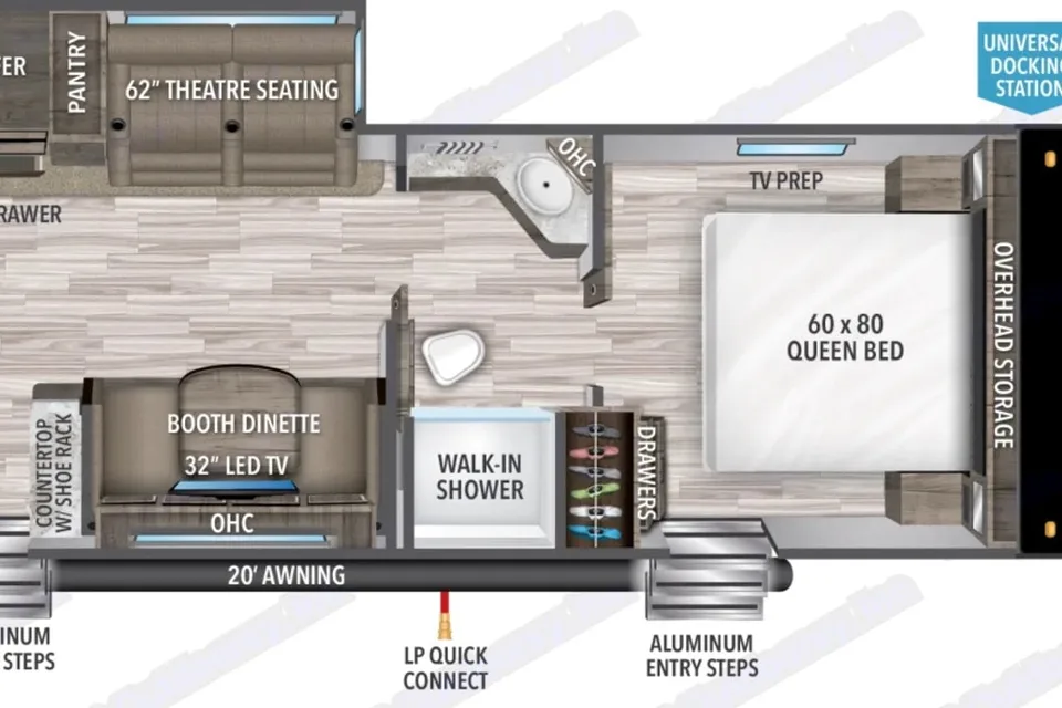 Spacious, Clean, Escape-Ready Trailer – Tow & Go!