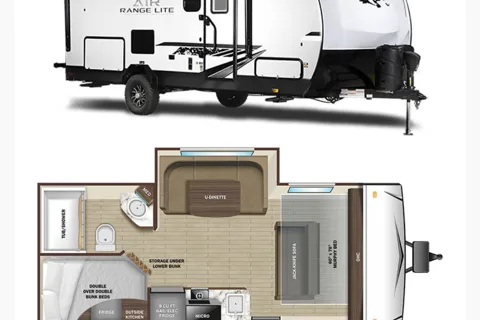 Oleg's Highland Ridge RV 19 MBH Travel Trailer