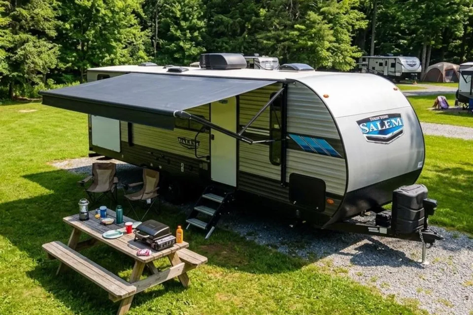 Fireside RV's 2021 Forest River Salem 26DBUD Bunkhouse - LMI1588 *
