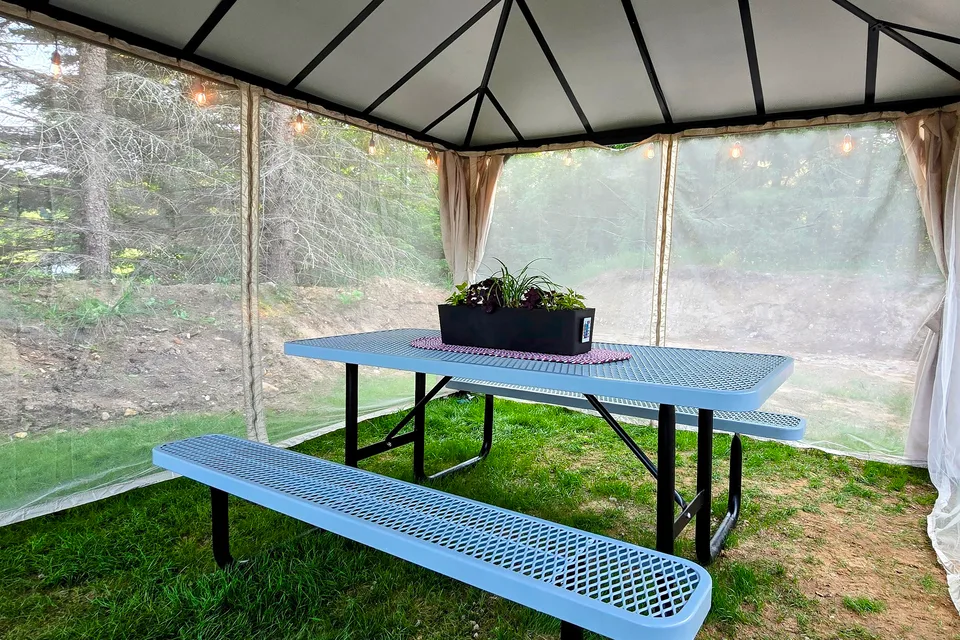 Treelined RV Stay Near Boyne — Fire Pit, S'mores, Dogs Welcome