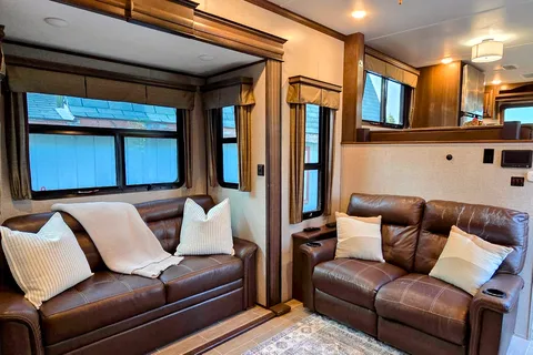 Treelined RV Stay Near Boyne — Fire Pit, S'mores, Dogs Welcome