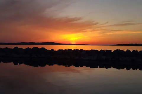 Treelined RV Stay Near Boyne — Fire Pit, S'mores, Dogs Welcome