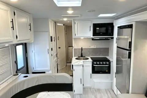 The Modern Family Suite Basecamp Coachmen Cross Trail 26XG Class C Godzilla Engine V8