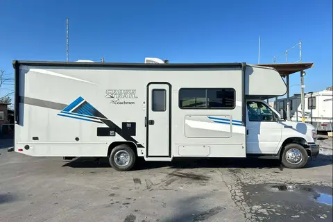 The Modern Family Suite Basecamp Coachmen Cross Trail 26XG Class C Godzilla Engine V8