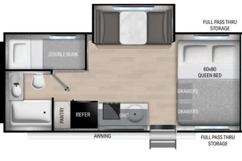 Adventure-Ready Family Bunkhouse Trailer | Sleeps 5–6 | Lightweight & Easy to Tow