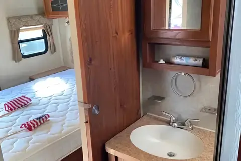 Outstanding Forest River Rockwood 31’ Travel Trailer # 1